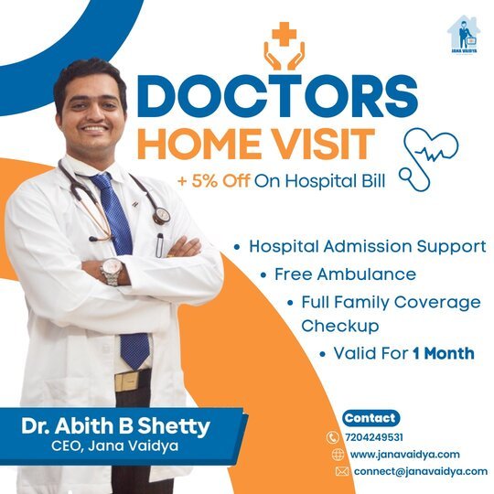 JanaVaidya Doctor Home Visits services in Bengaluru